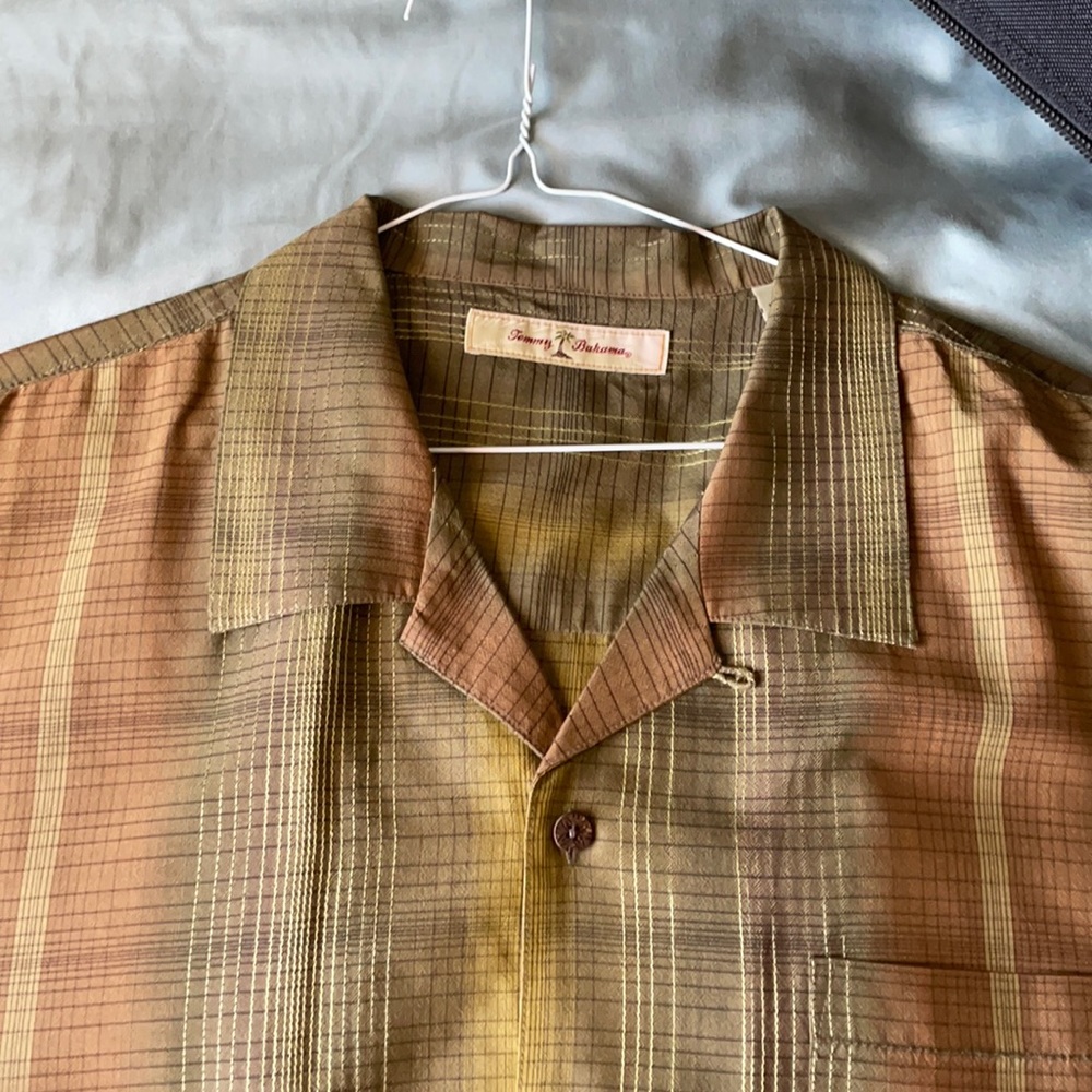 Tommy Bahama silk camp shirt, size xl